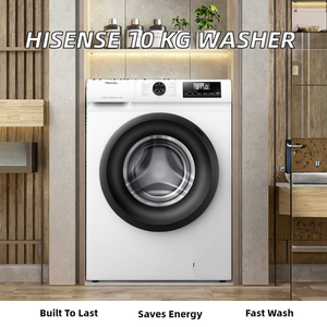Hi Sens 1Q Series WF1Q1041BW Freestanding 10kg Front Load Stainless Steel <b>Drum</b> <b>Drum</b> Clean Wash Quick Wash 15 Superi - Product Image 2