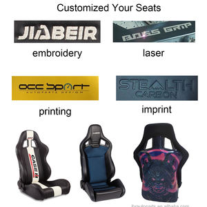 Jbr1039r Universele Aangepaste Kleur Schuifregelaar Houndstooth Zwarte Glasvezel Rug Bucket Racing Seat - Product Image 5