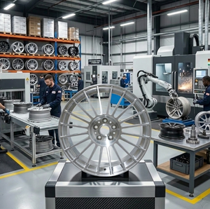 Nouvelles jantes forgées personnalisées à cinq branches, design Alpina, finition argent brossé, 17-23 pouces, 5*112/120 66.6 pour BMW, <span class=keywords><strong>Mercedes</strong></span>, Audi, Land Rover - Product Image 1