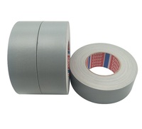 Adhésif Maskinf imperméable simple face personnalisé 4657 Ruban en tissu enduit acrylique pour conduit de caoutchouc gris noir