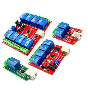 Interruptor de Control de Relé USB 5V 12V 24V, Controlador Inteligente Programable con Circuitos Integrados para Hogar Inteligente, Conmutable por PC de 1/2/4/8 Canales - Product Image 1