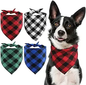 New design low price dog bandana unicolor