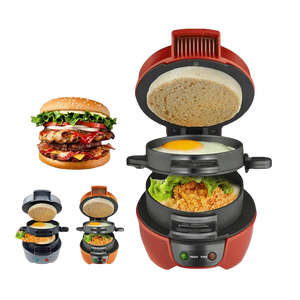 Mini Hamburguesera Eléctrica Automática 3 en 1, la Más Popular en Sandwicheras con Placas para Sándwiches - Product Image 1