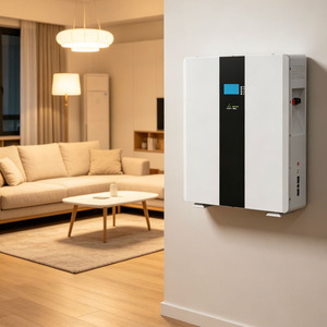 Sistema de Armazenamento de Energia Residencial, Bateria de Baixa Tensão 51.2V100AH, Pacote de Baterias LiFePO4 Montado na Parede para Armazenamento Solar Residencial - Product Image 6