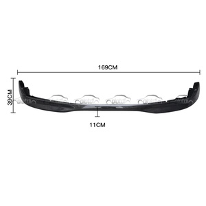 TR Style Carbon Front Bumper Lip Chin Spoiler Front <b>Splitter</b> for Honda Civic EG Hatchback 3D 1992-1995 Car Styling - Product Image 1