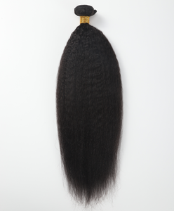 Extensioni di Capelli Umani Lisci Crespi di Alta Qualità, Vergini, Vietnamiti, con Cuticole Allineate, Doppia Trama, in Fasci - Product Image 1