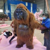 Costume de gorille réaliste pour parc à thème
