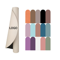 CZFIT Nouveau Tapis de Yoga en Caoutchouc Naturel PU, Forme Ovale Arquée, Extra Long, Personnalisable, à Deux Extrémités Rondes