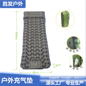 <span class=keywords><strong>Matelas</strong></span> de camping gonflable d'extérieur et <span class=keywords><strong>matelas</strong></span> de <span class=keywords><strong>voiture</strong></span> léger et portable à gonflage manuel <span class=keywords><strong>en</strong></span> TPU - Product Image 2