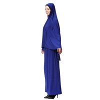 Nouvel ensemble de 2 pièces de vêtements musulmans pour femmes, vêtements de prière, robes islamiques turques, kaftan de Dubaï, robe longue abaya avec hijab