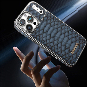 เคสโทรศัพท์หนัง PU ลายจระเข้สุดหรู สำหรับ iPhone 17 16 15 14 13 12 Pro Max 17 Air ขอบชุบเคลือบกันกระแทก - Product Image 3