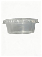 Gobelets jetables écologiques Baitong en plastique PP de 1,5 oz avec couvercle durable et facile à ouvrir pour sauce chili BBQ, design de logo personnalisé