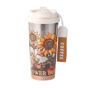Tasse à café/eau isotherme en titane pur pour filles - Cadeau d'anniversaire portable, isolation thermique de 6 à 12 heures - Product Image 5