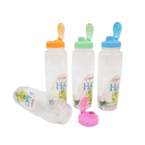 700ml PLASTIC Sports Water <b>Bottle</b> <b>Flip</b> <b>Top</b> Lid Reusable Leakproof Lightweight Durable Gym Travel Vi Hung Plastic Model - Product Image 6