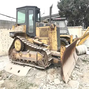 Digunakan Jepang Caterpillar D5H D5M D5G Crawler Bulldozer Dijual Di Shanghai digunakan Mini Caterpillar D5 Bulldozer/Cat D4 D5 Bulldozer