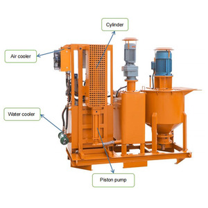 Xây Dựng Công Trình Xây Dựng trạm bơm phun vữa với máy trộn - Product Image 3