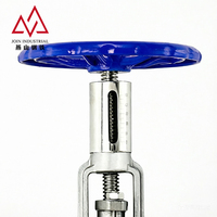 Vanne de régulation à commande à manivelle en acier inoxydable PH SC, robuste, DIN PN16 PN25 DN40-DN200, pour huile thermique