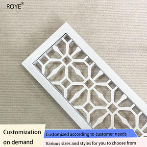 Diffuseur de Ventilation de Plafond <span class=keywords><strong>Rectangulaire</strong></span> Moderne Notre Propre <span class=keywords><strong>Grille</strong></span> d'aération Élégant Aluminium Acier Inoxydable Décoratif Air - Product Image 2