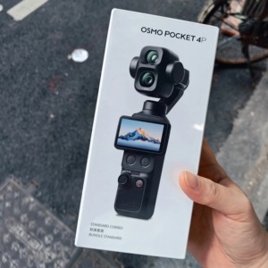Cámara Osmo Pocket 4P 4K con Movimiento Lento a 240 fps, Lente Dual con Gimbal, Zoom Óptico 3X, Gran Angular de 120° para Deportes, Viajes, Eventos y Contenido - Product Image 1