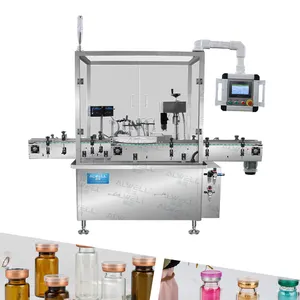 Automatic liquid filling machine pneumatic oral liquid filling capping and labeling machine