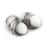 Prêt pour l'expédition pièces de matériel d'insigne de bouton d'épingle vierge 1 ''1.25'' 1.5 ''2.25'' coquilles d'épingles de bouton personnalisées