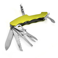 Couteau de poche multifonction EDC avec lime et tournevis pour la survie en plein air et le camping