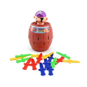 Juego <span class=keywords><strong>de</strong></span> <span class=keywords><strong>la</strong></span> <span class=keywords><strong>Suerte</strong></span> para Niños, Juego <span class=keywords><strong>de</strong></span> 16 Espadas, <span class=keywords><strong>Ruleta</strong></span> con Cabeza Emergente, Juguetes <span class=keywords><strong>de</strong></span> Barril Pirata - Product Image 3