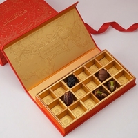 Luxuriöse Schokoladen-Geschenkboxen mit Magnetverschluss für kleine Unternehmen, stabile Schachteln für Schokoladengeschenke.