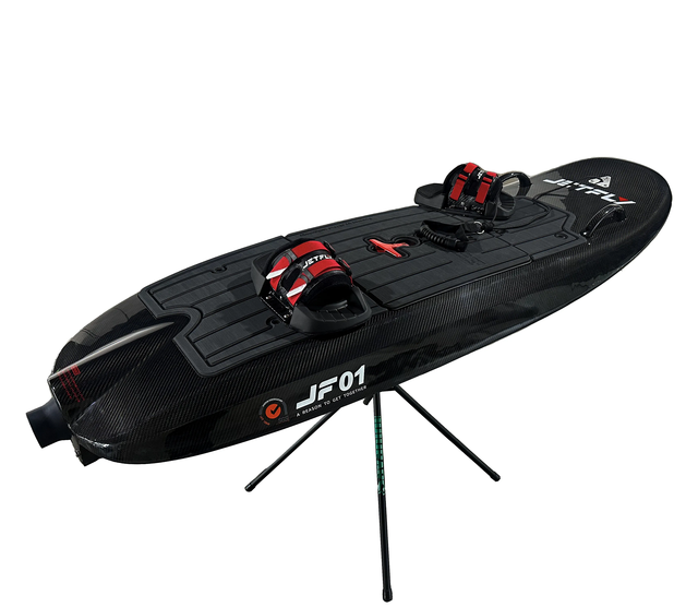 JetFly 01 Beginner Grade Unisex Carbon Fiber Electric Jet Surfboard 72v Battery Powered Remote Control for Ocean Waters