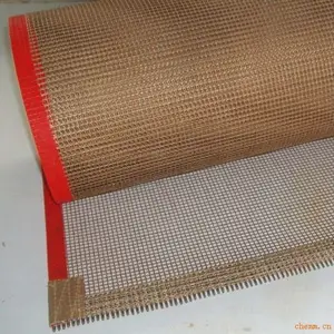 Teflon fiberglas tekstil örgü kayışlı kurutucu bant konveyör fiyat