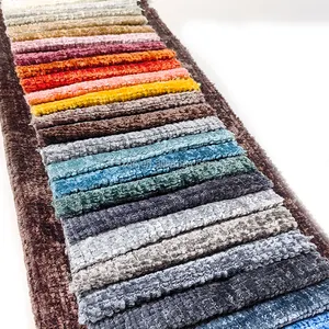 Chenille flannel nóng bán tùy chỉnh trọng lượng trung bình ngồi có thể ngả da lộn sofa polyester bông vải