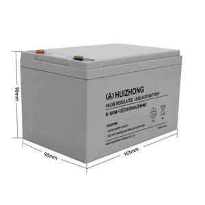 Batería Externa Portátil de <span class=keywords><strong>12V</strong></span> 12AH AGM de Bajo Precio para <span class=keywords><strong>Panel</strong></span> <span class=keywords><strong>Solar</strong></span>, Batería de Almacenamiento de Energía para Sistema de Energía <span class=keywords><strong>Solar</strong></span> - Product Image 1