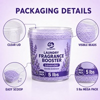 Nouvelles perles de parfum pour lessive 2026 de 5 lb, cinq fragrances, adoucissent les vêtements, antistatiques, conformes REACH CE, fourniture d'usine OEM ODM