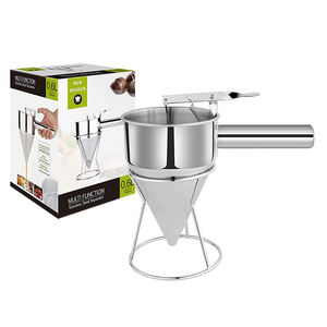 Ferramentas para Bolinhos de Polvo com Suporte, Dispenser de Mel, Funil de Aço Inoxidável, Utensílios de Cozinha - Product Image 6