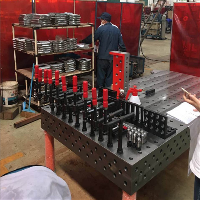 3D CAST Adjustable IRON WELDING TABLE WITH ACCESSORIES WELDING FIXTURE  D28  D16