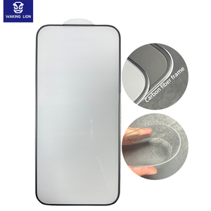 Liquid Silicone <strong>Tempered</strong> <strong>Glass</strong> Carbon Fibre Shatterproof Edge 3D Protective Film for iPhone 17 Pro Max 16 15 14 Screen - Product Image 1