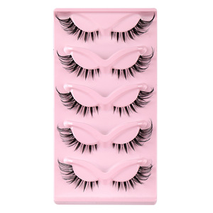 Pestañas postizas 3D, pestañas reutilizables al por mayor, maquillaje de <span class=keywords><strong>seda</strong></span> 3D, pestañas, 5 pares de pestañas, libro de pestañas, pestañas de ojo de gato con alas - Product Image 5