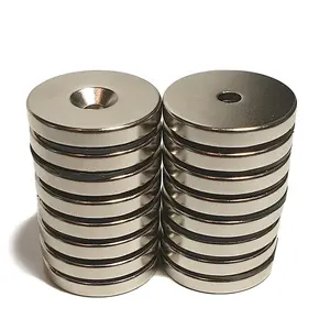 25 years China Golden Supplier Customized Size Magnetic Disc Countersunk Neodymium Magnet for Industry