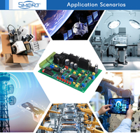 Électronique intelligente, PCBA personnalisé/fabrication, automatisation industrielle, assemblage de circuits imprimés en cuivre de 1 oz, composants électroniques originaux variés