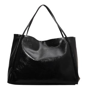 Bolso Tote de Cuero PU para Mujer, Gran Capacidad, Cierre de Cremallera, Estilo Vintage, a la Moda, para Uso Diario, Minimalista - Product Image 5