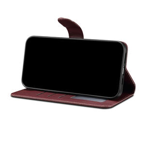 Vente chaude Usine En Cuir Flip Téléphone Housse De Protection pour <span class=keywords><strong>Samsung</strong></span> S25U Série Multi-Fonction Invisible Bureau Stand Made PU - Product Image 4