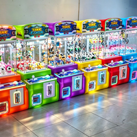 Mini machine à griffes en métal multicolore - Distributeur automatique d'arcade à monnayeur avec commande par joystick, version anglaise, garantie 1 an, pour entreprises et enfants
