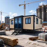Maison préfabriquée moderne, portable et extensible, en conteneur, structure en acier, directement de l'usine