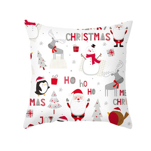 Fodera per cuscino a tema Albero di <span class=keywords><strong>Natale</strong></span> 2026, Cuscino per divano con stampa digitale, Decorazione natalizia di tendenza per camera da letto e soggiorno - Product Image 3
