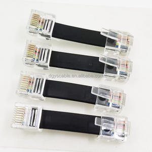Câble téléphonique réseau plat 8P8C à 8 cœurs RJ45 cavalier réseau plat 8P8C - Product Image 4