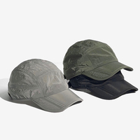 Casquette de baseball unisexe pliable et compressible à séchage rapide, légère, à visière souple, format de poche, réglable à l'arrière, pour la course à pied, vente en gros