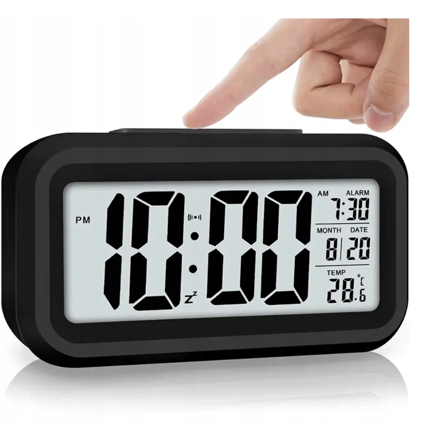 Smart LCD Digital Temperature Display Calendar Clocks Amazon Hot Desk & Table Alarm Clock