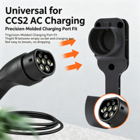 Support mural pour chargeur de véhicule électrique, crochet en J, organisateur de câble de charge électrique universel pour prise de type 2