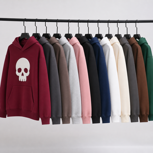 Sudadera con Capucha de Halloween con Logotipo Personalizado de Fábrica, Bordado 3D, Ilustración de Halloween, Ropa Urbana, Venta al Por Mayor OEM - Product Image 4