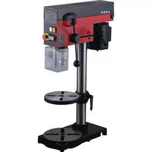 400W Professional Mini Bench Top Drill Press Variable Speed Drill Press with Cross Laser and Work Light
